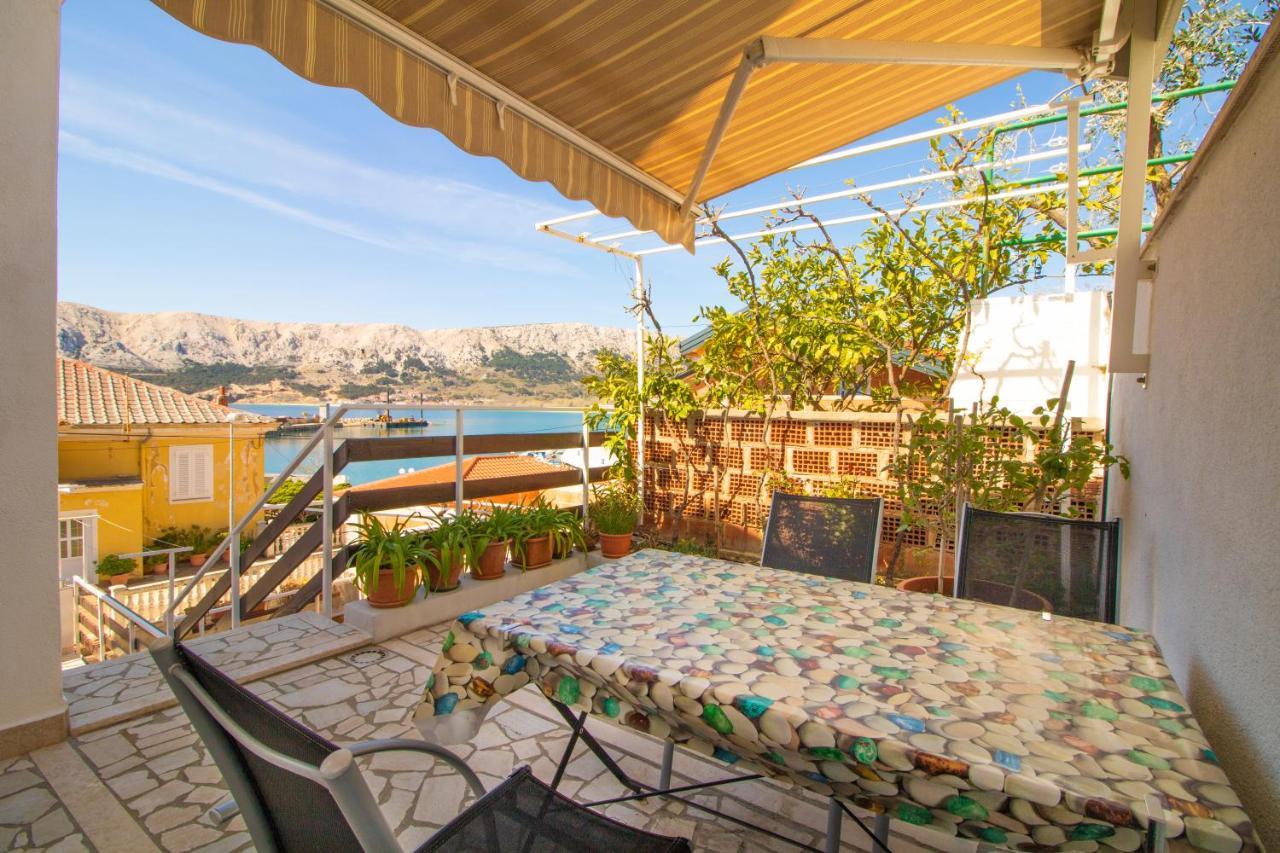 Apartment Mario With Terrace And Sea View Baška Esterno foto